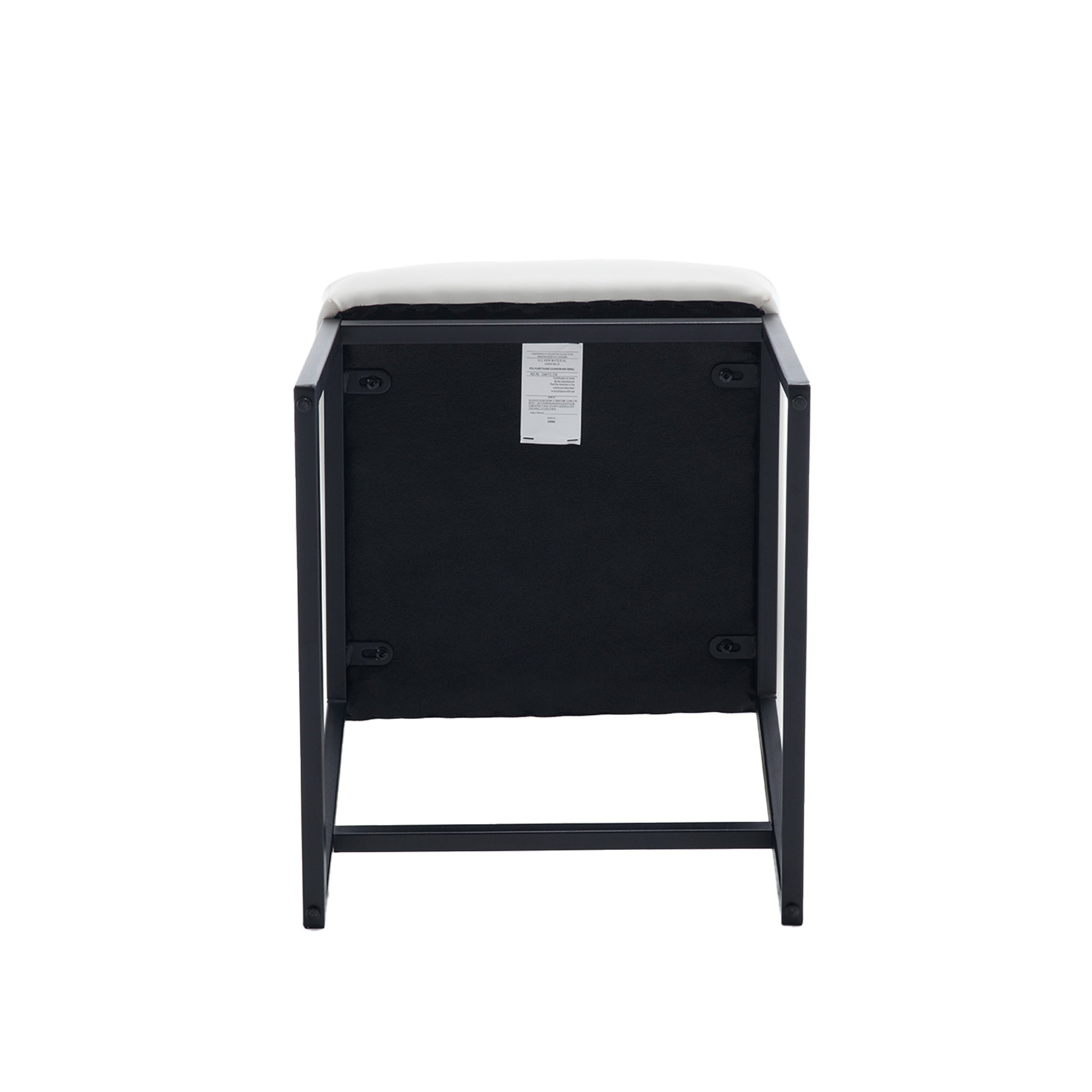 Upholstered Leather Dining Chairs Set Of 2 With Metal Legs, Mid Century Modern Leisure Chairs For Kitchen Living Room Dining Room Bistro Coffee Shop,Cream Cream Dining Room Foam Dry Clean Modern Dining Chairs Foam Pu Leather