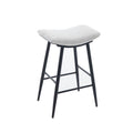 Bar Stools Set Of 2 Armless Counter Low Bar Stools Without Back Modern Linen Fabric Breakfast Stools With Metal Leg And Footrest,Beige Gray Pale Blue Beige Kitchen Foam Dry Clean Modern Bar Stools Foam Linen