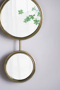 2 Circle Mirrors for Wall Decor, Unique