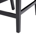 Nordic Square Dining Table And Chair Black Foam Mdf
