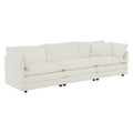 Sofa Set Of 2 Chenille Couch, 2 3 Seater Sofa Set Deep Seat Sofa, Modern Sofa Set For Living Room, White Chenille White Chenille 5 Seat