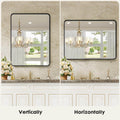 Bathroom Mirror Vanity Mirror For Wall,Aluminum Alloy Framed Wall Mirror Farmhouse,40