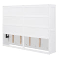 Full Size Murphy Bed Wall Bed,White Full White Plywood