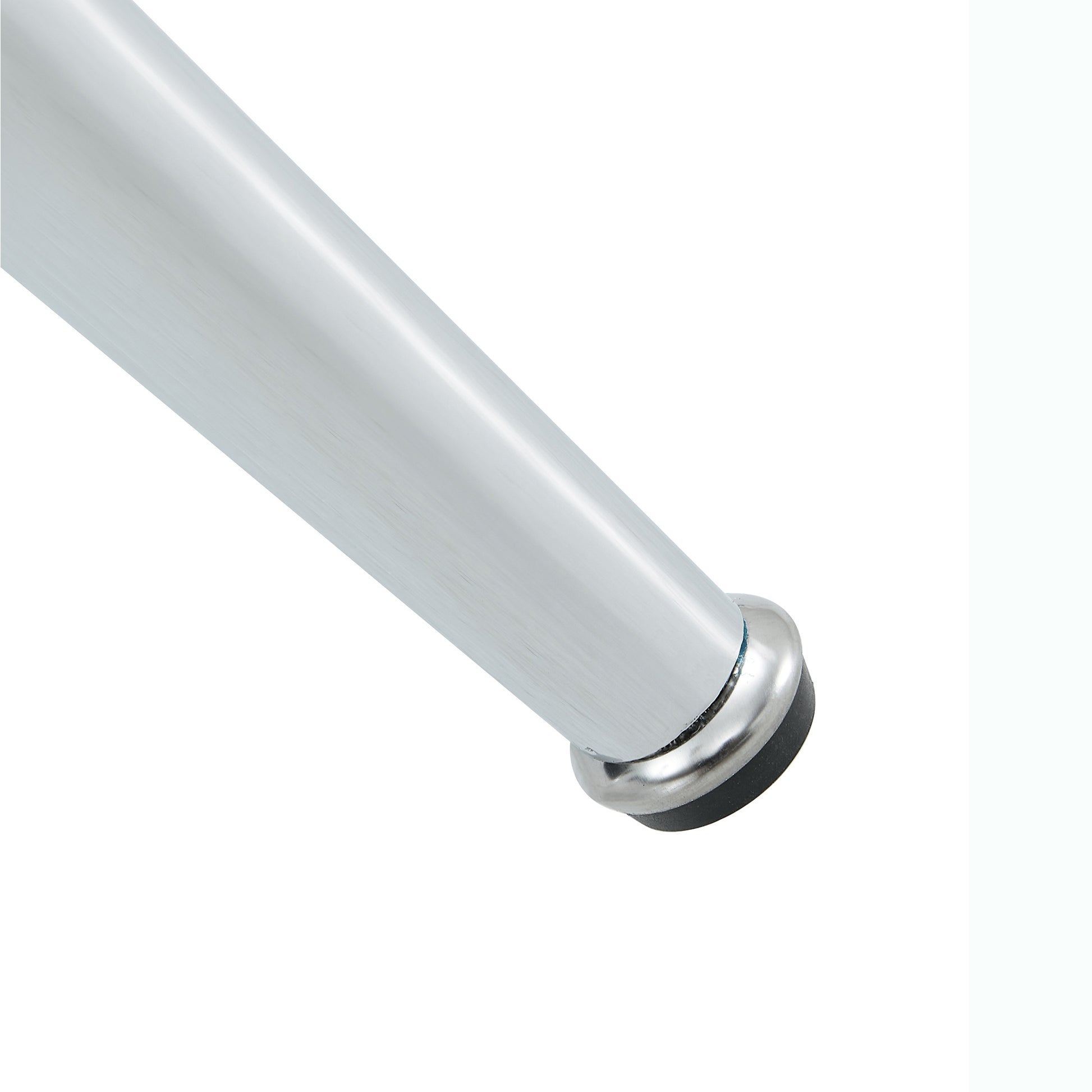 Table And Chair Set. 1 Table 4 Black Chairs Round Dining Table With A 40 Inch Diameter Glass Tabletop And Silver Plated Metal Legs. 4 Black Pu Chairs Dt 1164 001 Transparent Seats 4 Glass