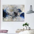 Framed Canvas Wall Art Decor Abstract Style Painting,Blue And White Color Painting Decoration For Office Living Room, Bedroom Decor Ready To Hang Rectangle Framed Multicolor Oversized 41In Canvas