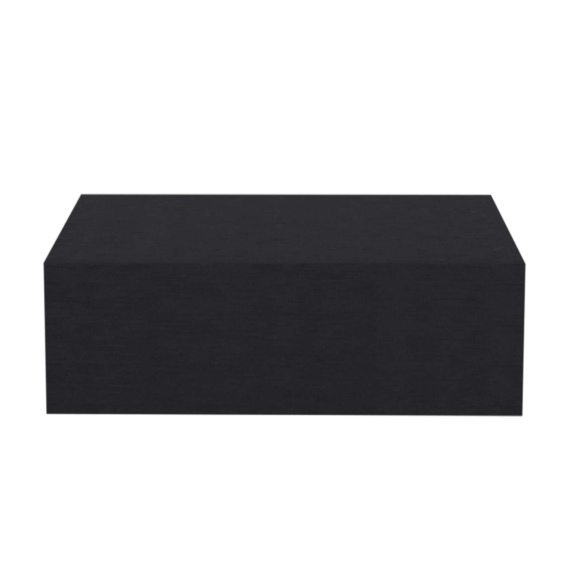 Milano Floating Nightstandend Table, Side Table Wall Mounted With Drawer Black Bedroom Black Particle Board Particle Board