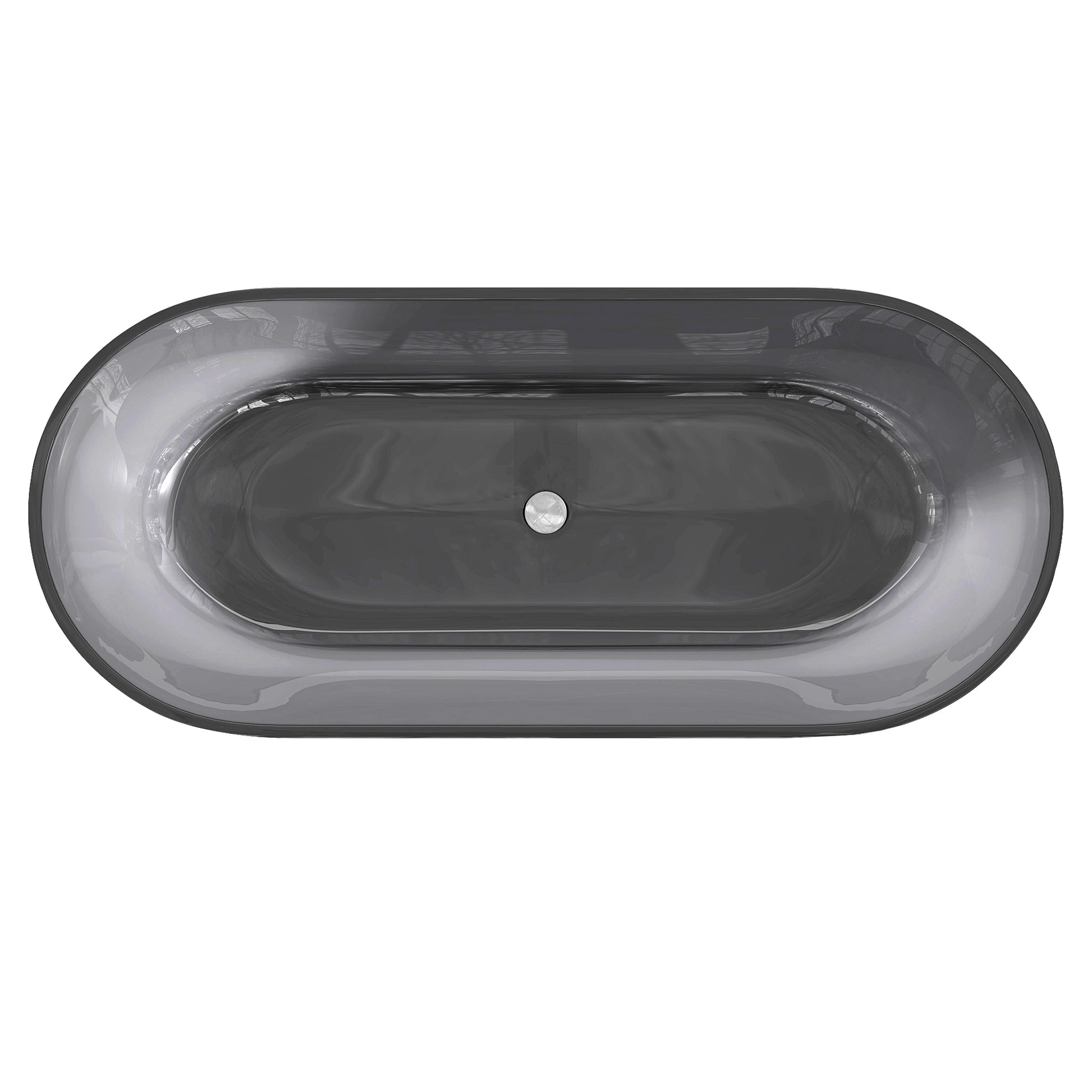 69 inch Transparent grey solid surface bathtub for grey-oval-bathroom-oil rubbed-61-69