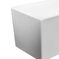 Freestanding Acrylic Flatbottom Soaking Tub Bathtub In White White Acrylic