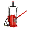 20 Ton Air Hydraulic Bottle Jack, With Manual Hand Pump Used For The Maintenance Of Automobiles, Agricultural Vehicles, Heavy Trucks, Mobile Machinery, And Heavy Equipment Red Steel