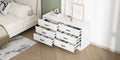 Wood Mdf Boards, 6 Drawers Dresser, White White Mdf