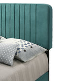 Lodi G0505 Kb Up King Bedgreen Green Foam Velvet