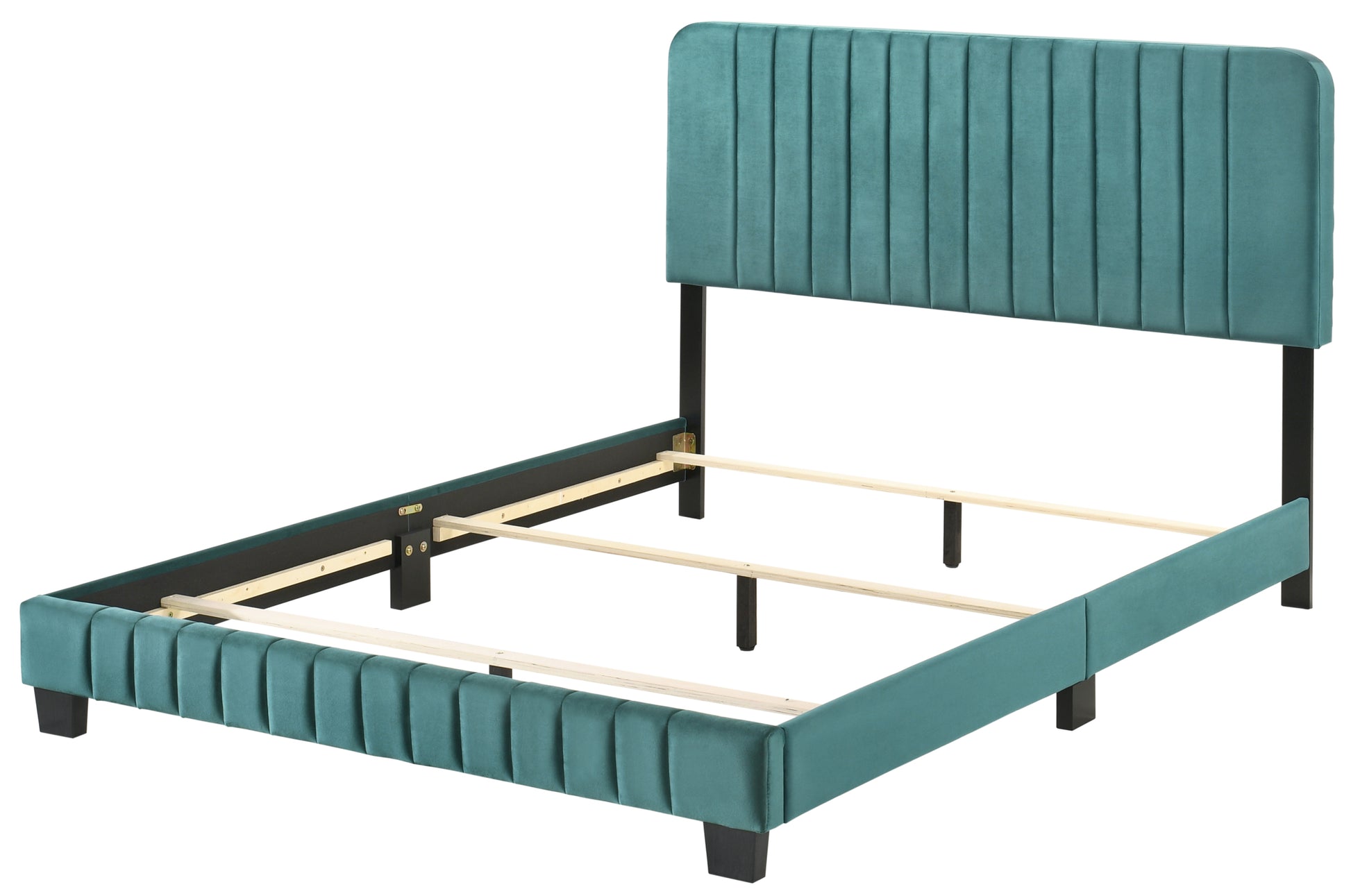 Lodi G0505 Kb Up King Bedgreen Green Foam Velvet