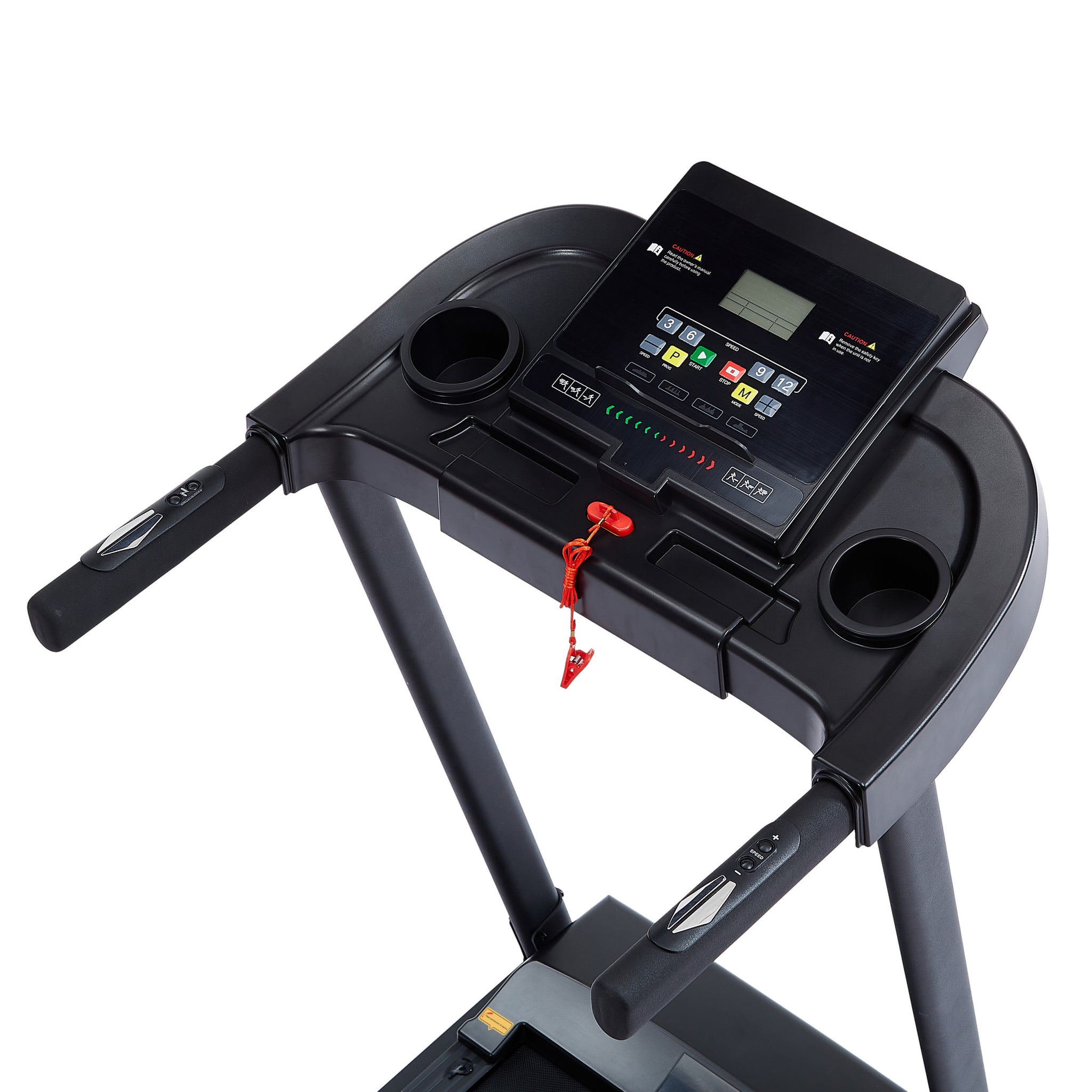 Treadmills 2.5 HP hydraulic folding removable black-steel