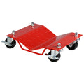 Dolly Wheel Tire Dolly 2 Pcs Heavy Duty Skate Auto Repair Dolly 3000Lb Vehicle Moving Dolly Red Steel