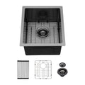 Gunmetal Black Kitchen Sink 15