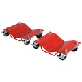 Dolly Wheel Tire Dolly 2 Pcs Heavy Duty Skate Auto Repair Dolly 3000Lb Vehicle Moving Dolly Red Steel