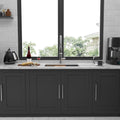 Gunmetal Black Workstation Kitchen Sink 33