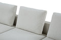 Luxury Sofa Fabric Sofain Living Room Left And Right Interchangeable Four Seat Sofa Off White Off White Wood 4 Seat