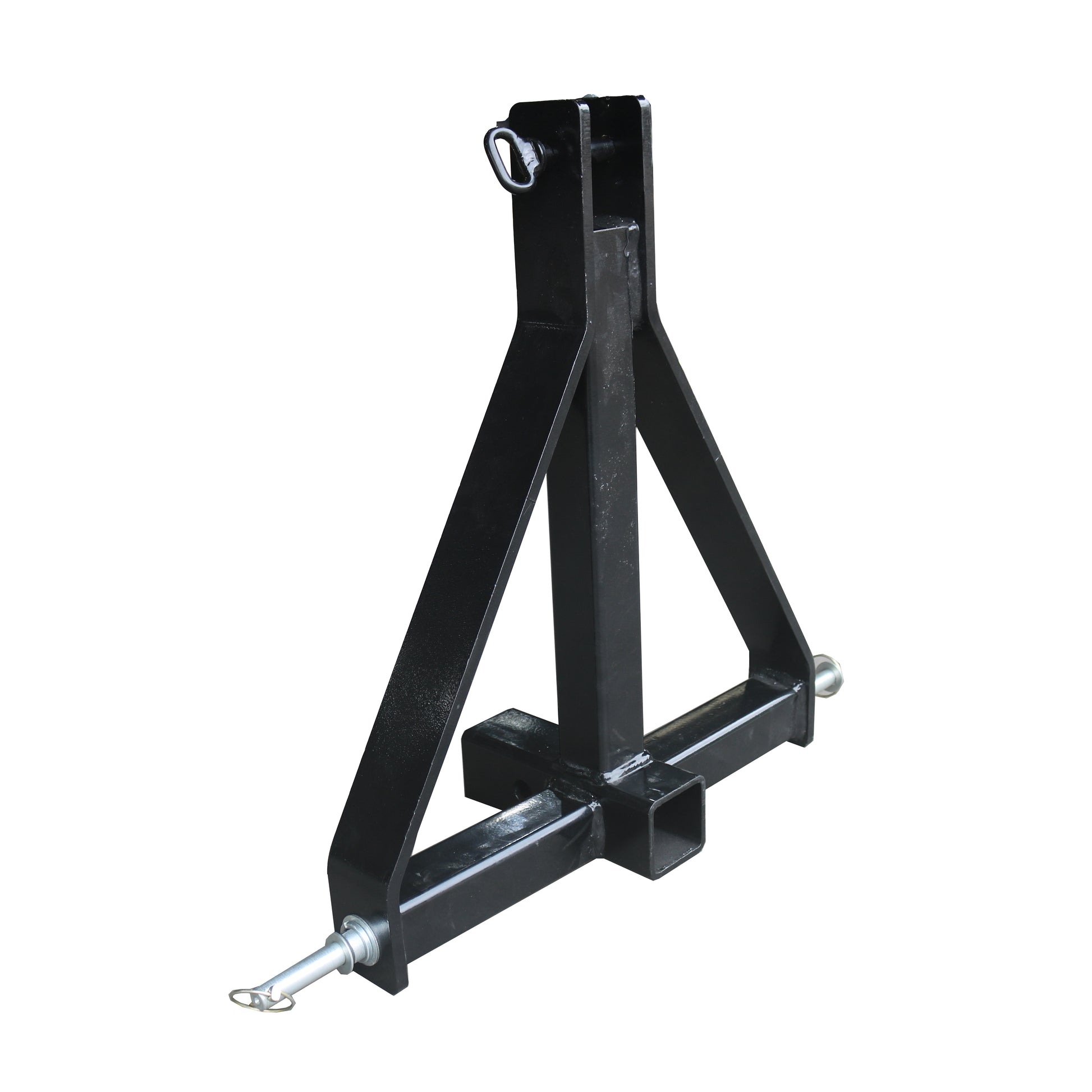 3 Point 2" Receiver Trailer Hitch Drawbar Adapter Category One Tractor Attachments Black Steel