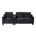 Couch Comfortable Sectional Couches And Sofas For Living Room Bedroom Office Small Space Black Velvet 1 Seat