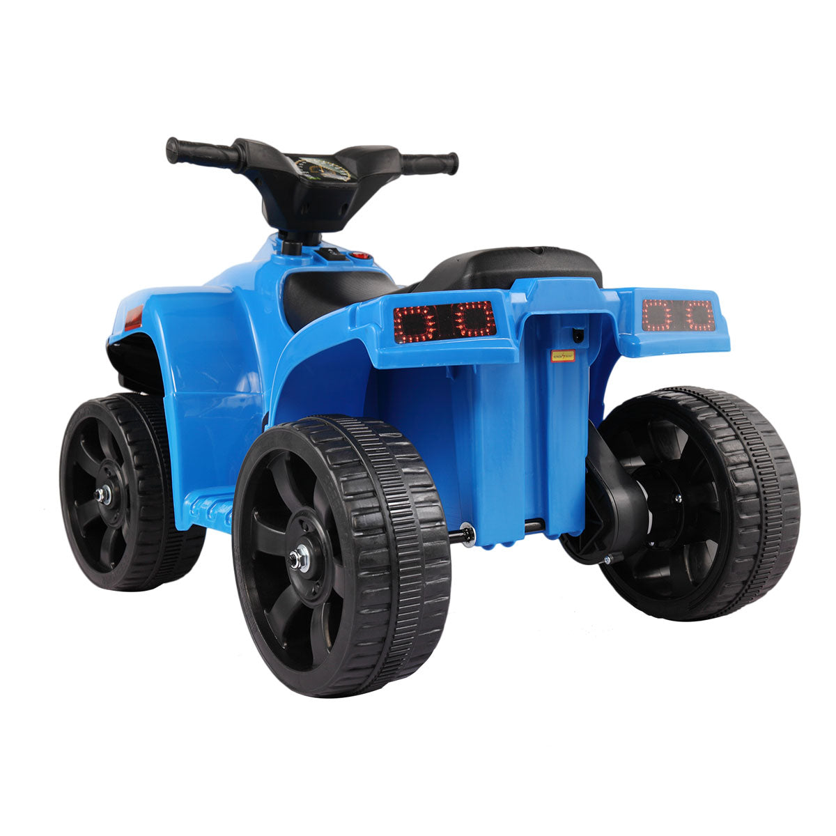 Kids Electric Atv Quad Ride On Car Toy Blue Blue Polypropylene