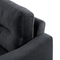 Couch Comfortable Sectional Couches And Sofas For Living Room Bedroom Office Small Space Black Velvet 2 Seat