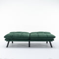 Emerald Convertible Folding Modern Sofa Bed Twin Emerald White Primary Living Space Modern Pine Foam Upholstered