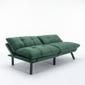 Emerald Convertible Folding Modern Sofa Bed Twin Emerald White Primary Living Space Modern Pine Foam Upholstered