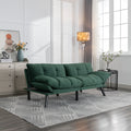 Emerald Convertible Folding Modern Sofa Bed Twin Emerald White Primary Living Space Modern Pine Foam Upholstered