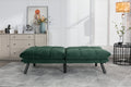 Emerald Convertible Folding Modern Sofa Bed Twin Emerald White Primary Living Space Modern Pine Foam Upholstered
