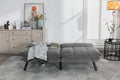 Light Grey Convertible Folding Modern Sofa Bed Twin Light Grey White Primary Living Space Modern Pine Foam Upholstered