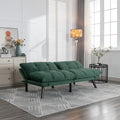 Emerald Convertible Folding Modern Sofa Bed Twin Emerald White Primary Living Space Modern Pine Foam Upholstered
