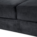 Couch Comfortable Sectional Couches And Sofas For Living Room Bedroom Office Small Space Black Velvet 2 Seat