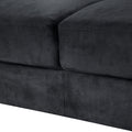 Couch Comfortable Sectional Couches And Sofas For Living Room Bedroom Office Small Space Black Wood Primary Living Space Soft Rubberwood Velvet 3 Seat