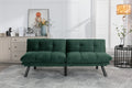 Emerald Convertible Folding Modern Sofa Bed Twin Emerald White Primary Living Space Modern Pine Foam Upholstered
