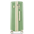 Luggage Sets 3 Piece Suitcase Set 20 24 28 With Usb Port,Carry On Luggage Airline Approved,Pp Lightweight Suitcase With Spinner Wheels,Green And Ivory Green Ivory Polypropylene