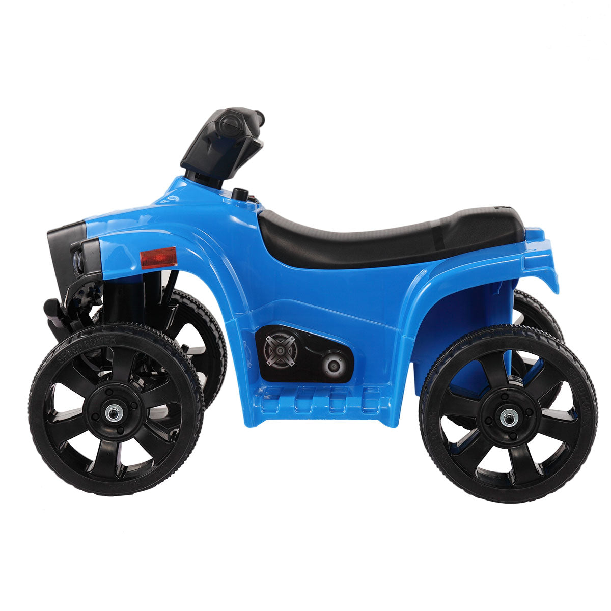 Kids Electric Atv Quad Ride On Car Toy Blue Blue Polypropylene