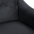 Couch Comfortable Sectional Couches And Sofas For Living Room Bedroom Office Small Space Black Velvet 1 Seat