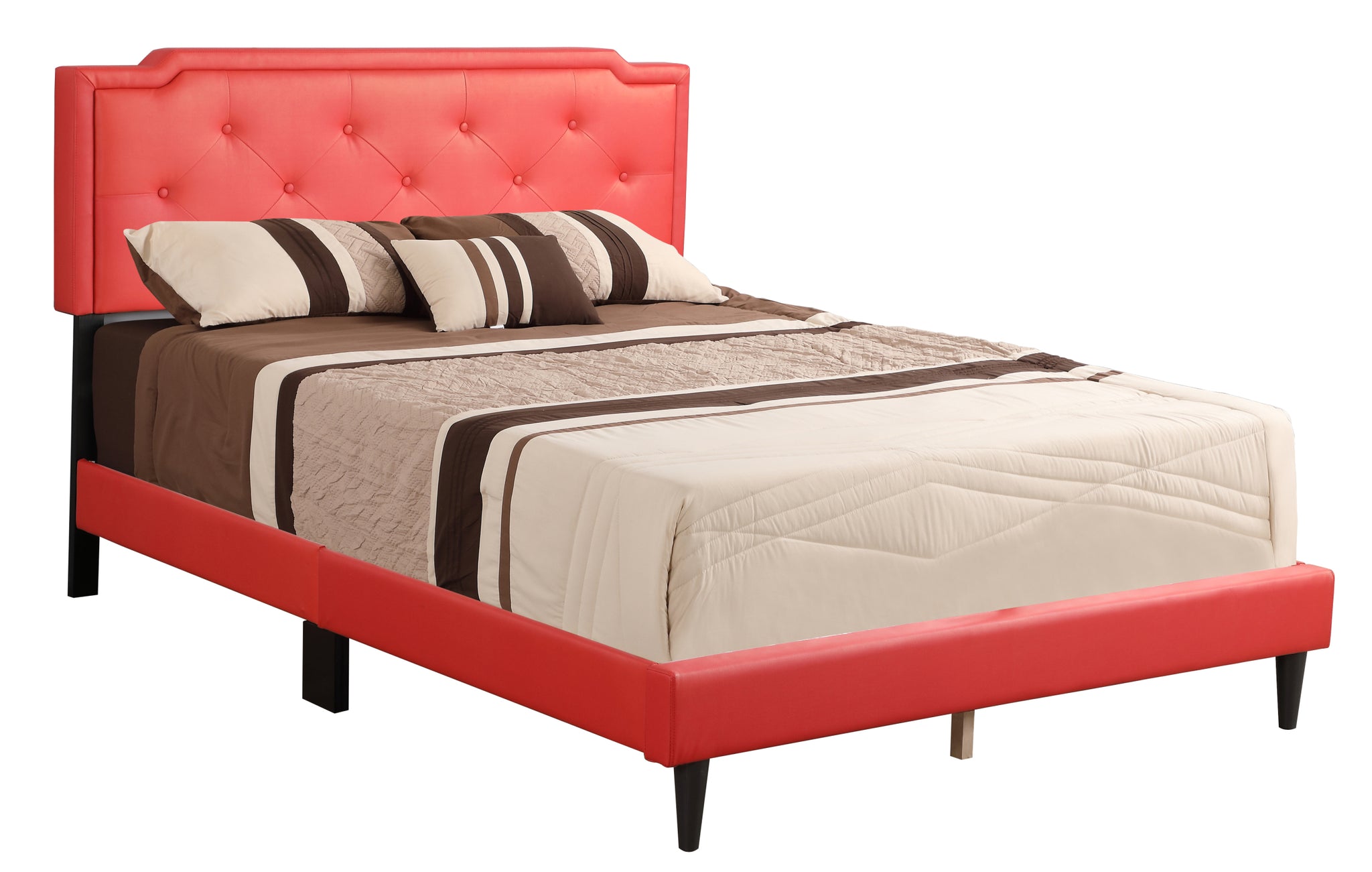 Deb G1117 QB UP Queen Bed All In One red-foam-pu