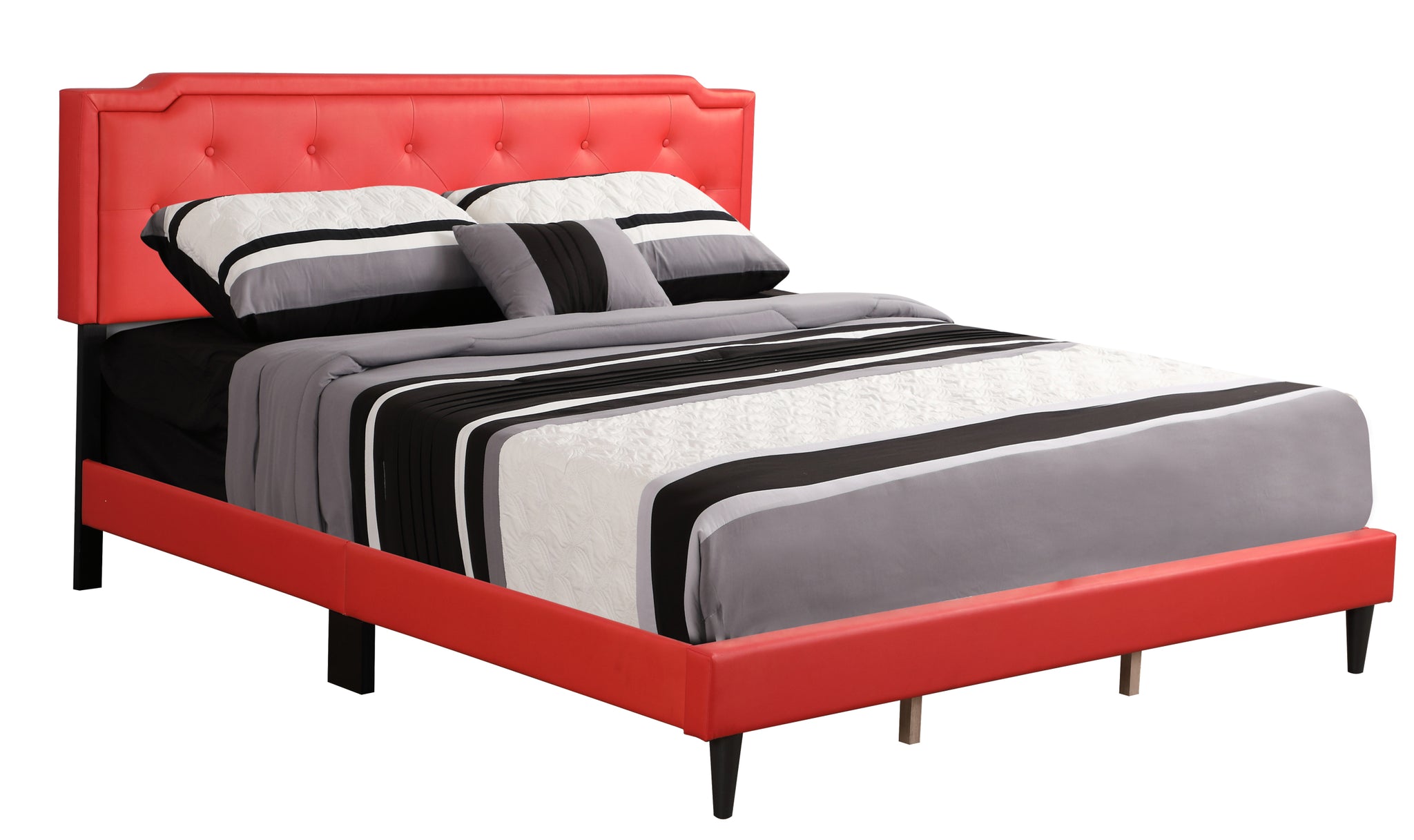 Deb G1117 KB UP King Bed All in One red-foam-pu
