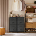 Drawers Dresser Chest Of Drawers,Metal Frame And Wood Top,4Bc,Gray Gray Wood