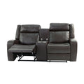 Power Motion Seat In Dark Brown Dark Brown Leather