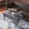 Mdf Lift Top Coffee Table With Storage For Living Room,Dark Grey Oak Dark Gray Mdf Mdf