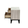 Nightstand In Cream Oak Rustic Accents Light Brown Wood