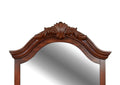 Mirror In Walnut Walnut Brown American Traditional Birch Wood