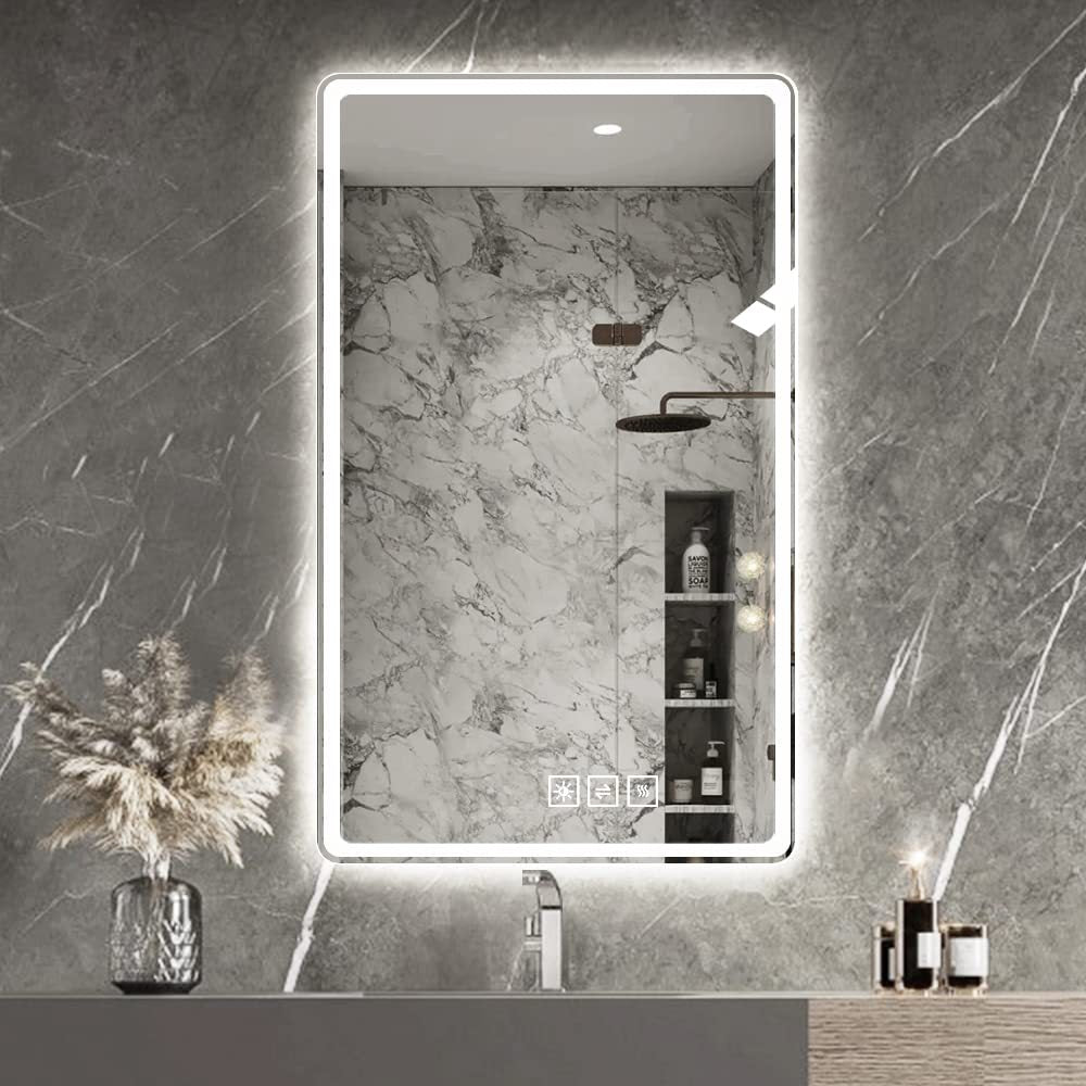 24X32 Inch Led Bathroom Mirror Vanity Mirrors