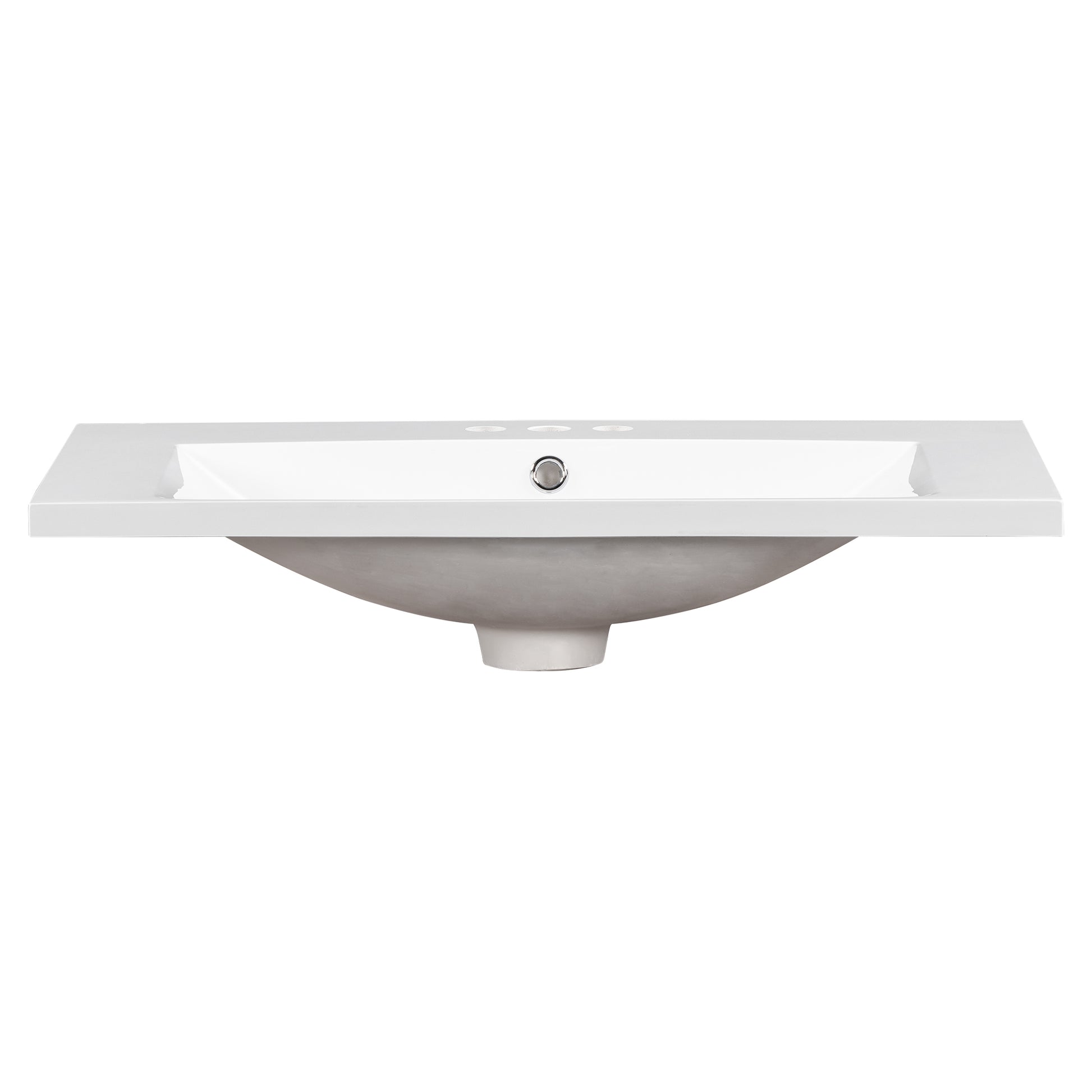 Sink Only 30" Bathroom Vanity White Resin
