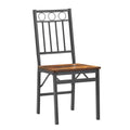 Dining Assemble Metal& Wood Seat Modern Style For