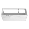 48 Inch Wall Mounted Bathroom Vanity With Sink, Soft Close Doors Kd Packing White 3 Bathroom Wall Mounted Modern Plywood