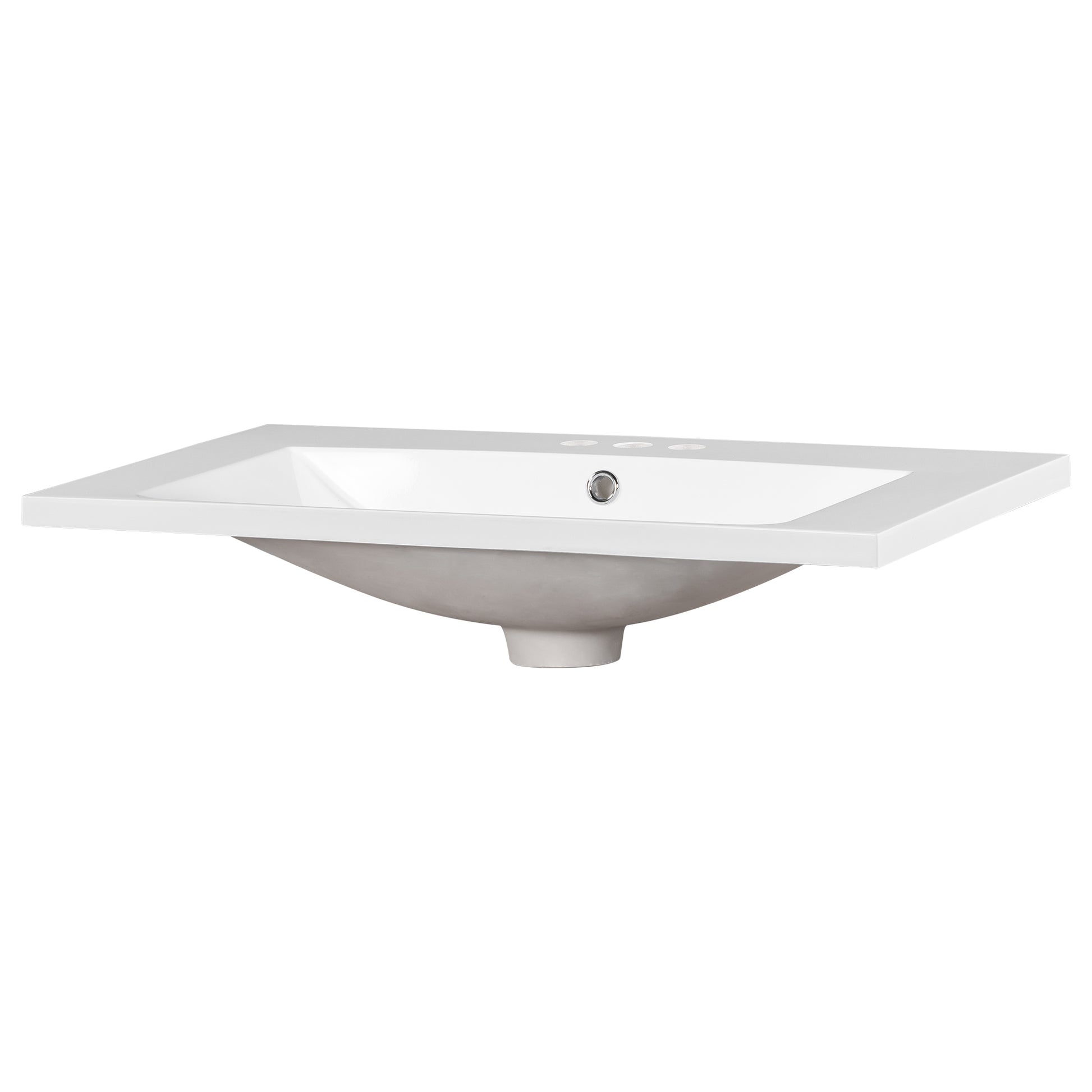 Sink Only 30" Bathroom Vanity Resin White Resin